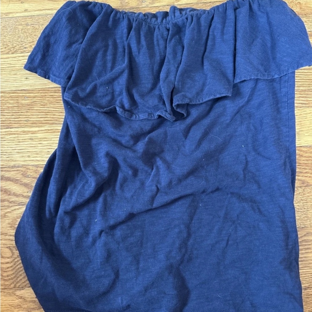 Lily Pulitzer Navy Blue Women's Off-Shoulder Navy Top